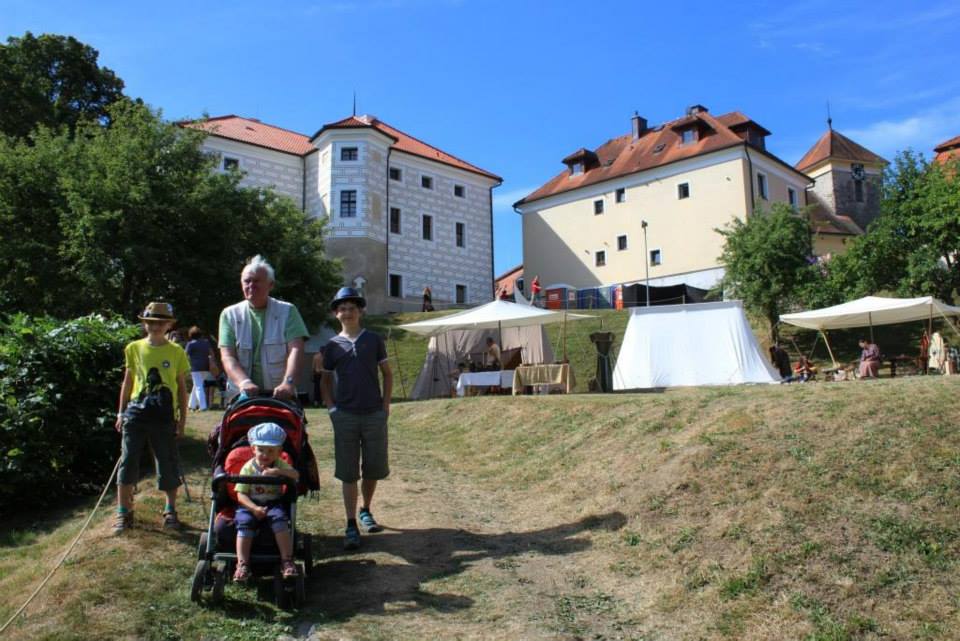 Martin Víšek a tři vnuci